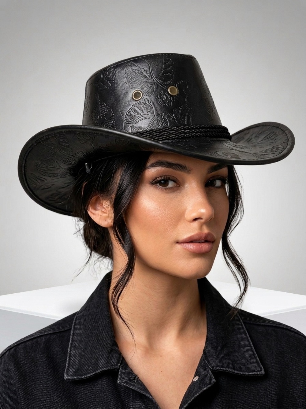 Black Cowboy Hat - Classic Western Style